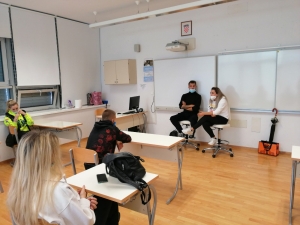 Incontro con i nostri ex alunni Lorenzo e Tea