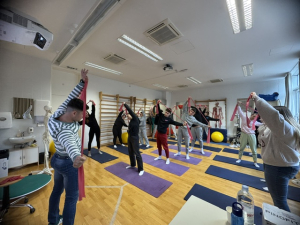 GLI ALLIEVI TECNICO FISIOTERAPISTI PROMUOVONO UNO STILE DI VITA SANO!