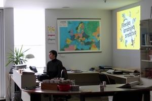 Conferenza sulla storia del cinema con la sig.ra Tanja Miličić