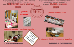 TUTTO PRONTO PER IL MERCATINO SMSIR IN OCCASIONE DELLA FESTA DELLA DONNA!