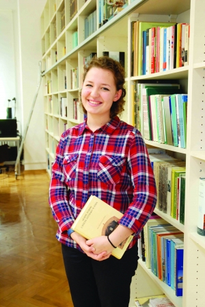 Teresa Rozalie Dohnalova terza classificata alla XV Gara d'italiano a Fiume per le Scuole della CNI