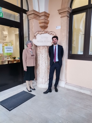 Visita del Console generale d&rsquo;Italia a Fiume Davide Bradanini alla SMSIR