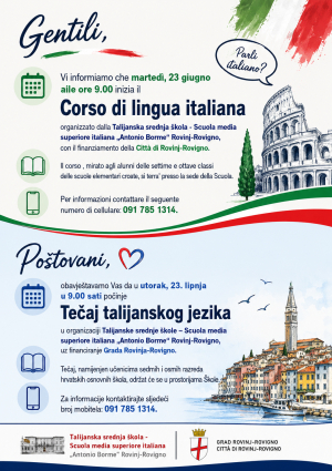 Corso di lingua italiana-Tečaj talijanskog jezika