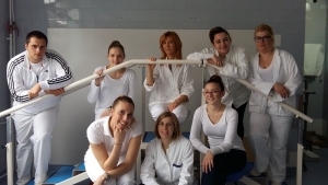 I fisioterapisti in visita all'ospedale KBC di Su&scaron;ak a Fiume