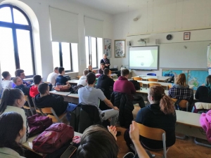 Presentazione del lavoro dell'amministrazione cittadina ai maturandi