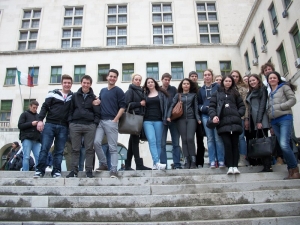 I maturandi in visita all'Universit&agrave; degli studi di Trieste