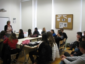 Gli alunni della SEI Bernardo Parentin di Parenzo in visita alla SMSI