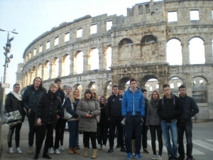 Gita d'istruzione a Pola per gli economisti