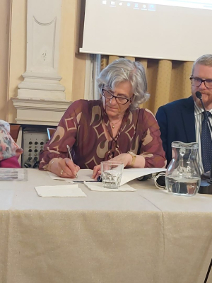 LA SMSIR FIRMA IL PATTO DI GEMELLAGGIO CULTURALE A FIUME