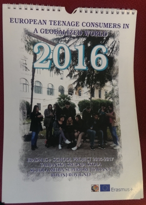 Calendario 2016 nell'ambito del progetto europeo Erasmus +
