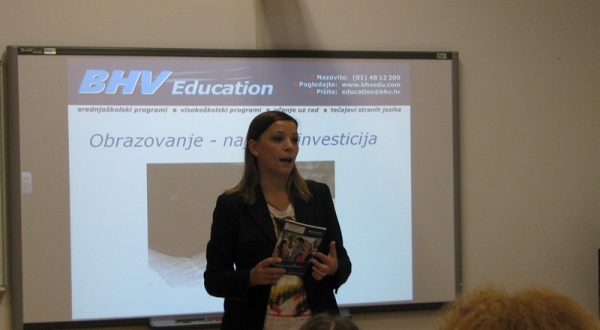 Presentazione dei programmi di studio del centro BHV education di Zagabria